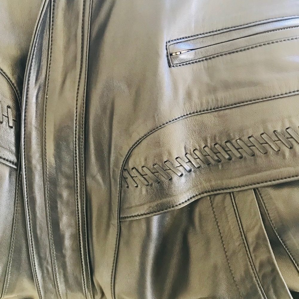 Leather jacket